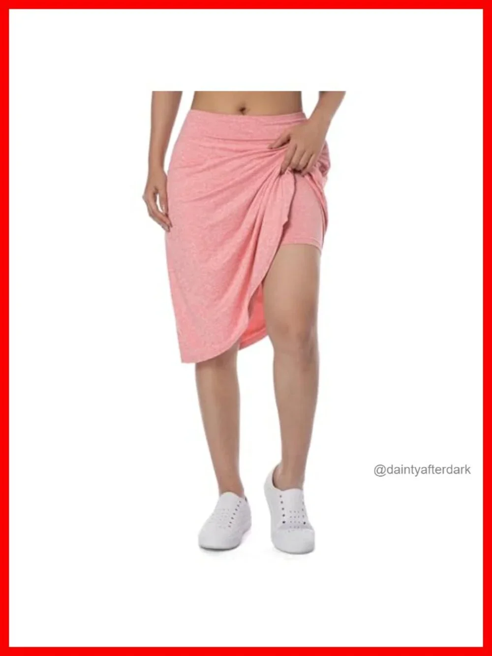 Athletic Skorts with Pockets, High Waisted Midi Skirt, 26